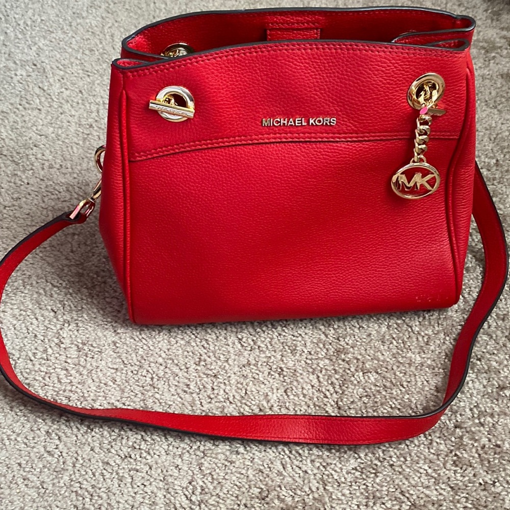 Michael Kors, Red, New,  Medium Bag..